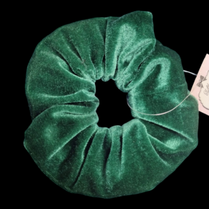 "Velvet scrunchie"