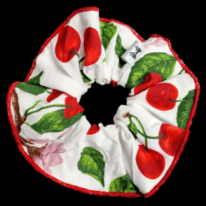 "Red cherries scrunchie "
