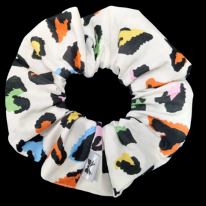 "Leopard love scrunchie"