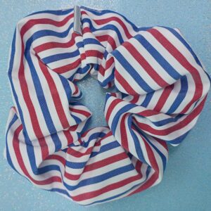 "Striped scrunchie"