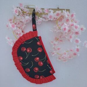 "Cherries frou frou handbag"
