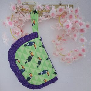 "Toucan frou frou handbag"