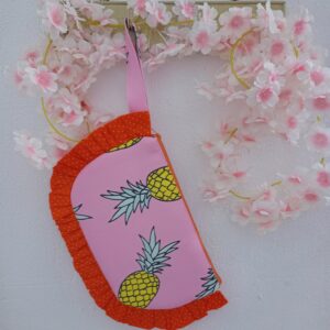 "Pineapple frou frou handbag"
